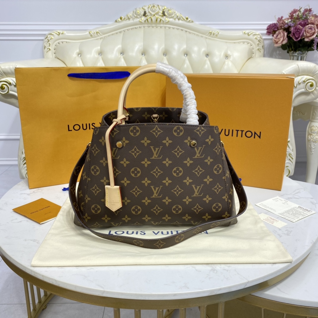 Louis Vuitton MONTAIGNE MM Handbag Monogram M41056